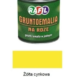Farba Rafil Gruntemalia Żółty Cynkowy RAL 1018 Półmat 0,8 l Nie przegap