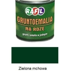 Farba Rafil Gruntoemalia Zielony Mech RAL 6005 półmat 0,8 l Zamów dziś
