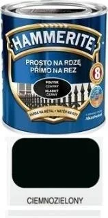 Bestseller Hammerite Farba do metalu Ciemnozielony połysk 0,7 l