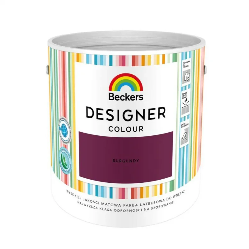 Farba Lateksowa Beckers Designer Colour Burgundy 2,5 l Ostatnia szansa
