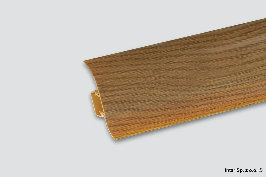 Wyprzedaż Listwa przypodłogowa z gumką SG56, SG5008, L-2500 mm, S-56 mm, 08 Dąb Ciemny, SALAG