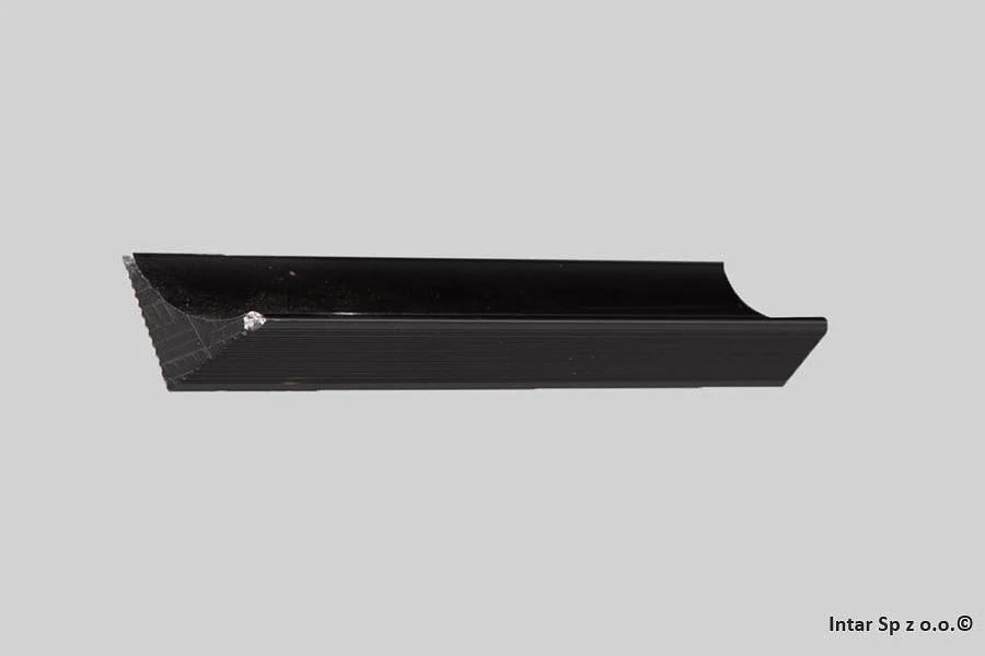 Listwa przyblatowa aluminiowa, 03000735, L-3500 mm, Czarny, ZOBAL Tylko dziś