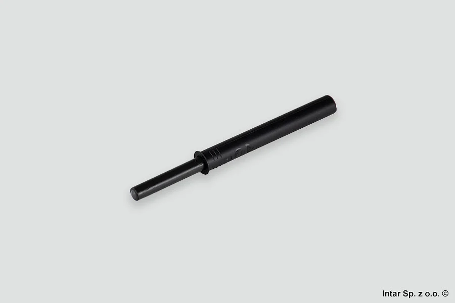 Odbojnik TIP-ON, 956A1006F, Do drzwi, Wersja silniejsza, Z odbojnikiem, Mocna sprężyna, Czarny carbon, BLUM Najlepsza cena