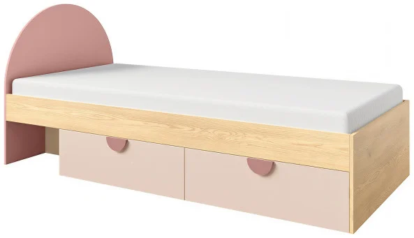 Wyjątkowa oferta Łóżko dla dziecka 90x200 z pojemnikiem na pościel LOLLIE