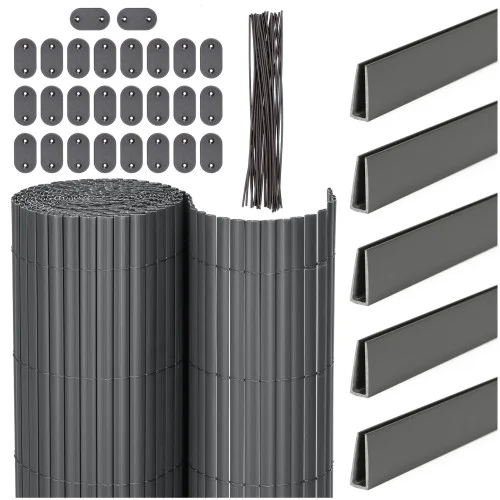 Osłona PVC maskująca 500x100 cm na balkon, taras, ogrodzenie zestaw profile Ograniczona ilość