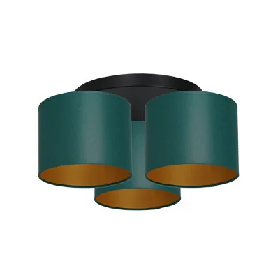 Lampa wisząca Arden czarny mat-zielona-złota 3xE27x15W IP20 Luminex Hit cenowy