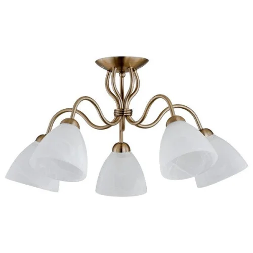 Tani Lampa sufitowa ADEL PATIN gold antyk 5xE27x15W wym:31x64x64cm IP20 Alfa