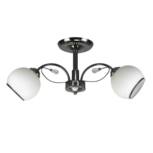 Lampa sufitowa Graphite białe klosze czarno-biała 2xE27x40W IP20 Candellux Tylko dziś