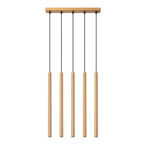 Ostatnia szansa Lampa wisząca VELINO złota 5xG9x8W wym:110x45x5cm IP20 Pure Lume