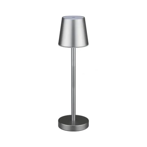 Lampka biurkowa akumulatorowa 7703 szaro-srebrna LED 3W wys:39cm V-TAC Łatwy zwrot