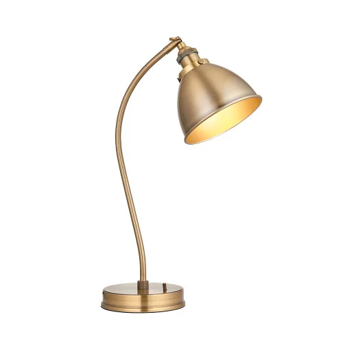 Najlepsza cena Lampka biurkowa FRANKLIN antyczny mosiężny 1xE14x15W IP20 Endon