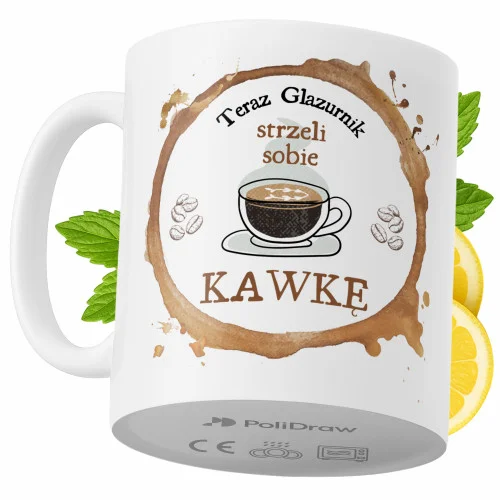 Kubek Dla Glazurnika na Prezent z Nadrukiem ze Zdjęciem 330 ml PoliDraw Bestseller