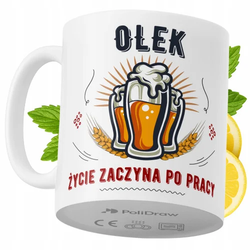 Kubek Dla Olka na Prezent z Nadrukiem ze Zdjęciem 330 ml PoliDraw Do wyczerpania zapasów