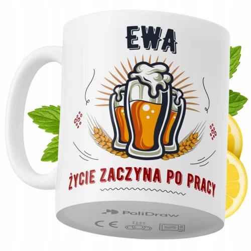 Kup teraz Kubek Dla Ewy na Prezent z Nadrukiem ze Zdjęciem 330 ml PoliDraw