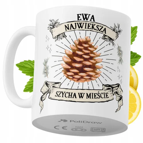 Kubek Dla Ewy na Prezent z Nadrukiem ze Zdjęciem 330 ml PoliDraw Hit cenowy