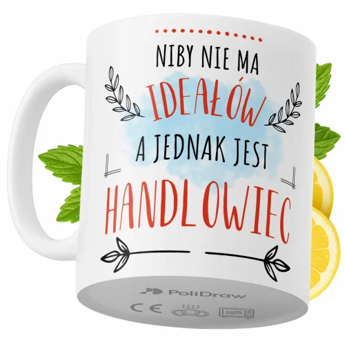 Kup online Kubek Dla Handlowca na Prezent z Nadrukiem ze Zdjęciem 330 ml PoliDraw