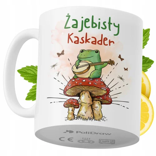 Kubek Dla Kaskadera na Prezent z Nadrukiem ze Zdjęciem 330 ml PoliDraw Dodaj do koszyka