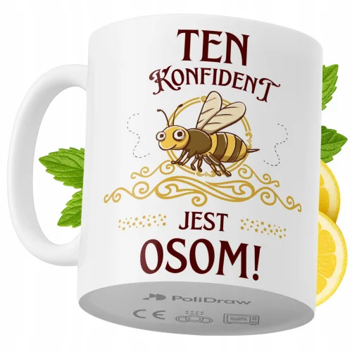 Kubek Dla Konfidenta na Prezent z Nadrukiem ze Zdjęciem 330 ml PoliDraw Oferta limitowana