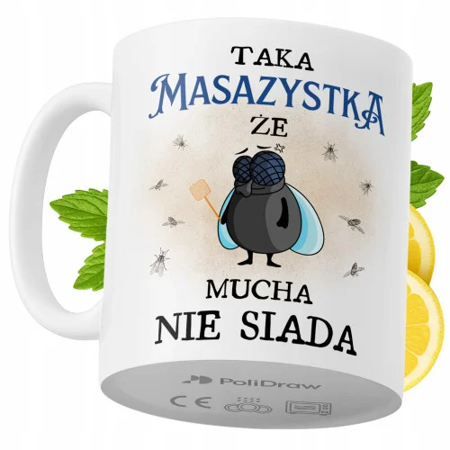 Tylko do końca tygodnia Kubek Dla Masażystki na Prezent z Nadrukiem ze Zdjęciem 330 ml PoliDraw