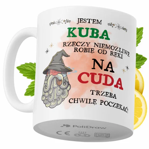 Hit cenowy Kubek Dla Kuby na Prezent z Nadrukiem ze Zdjęciem 330 ml PoliDraw