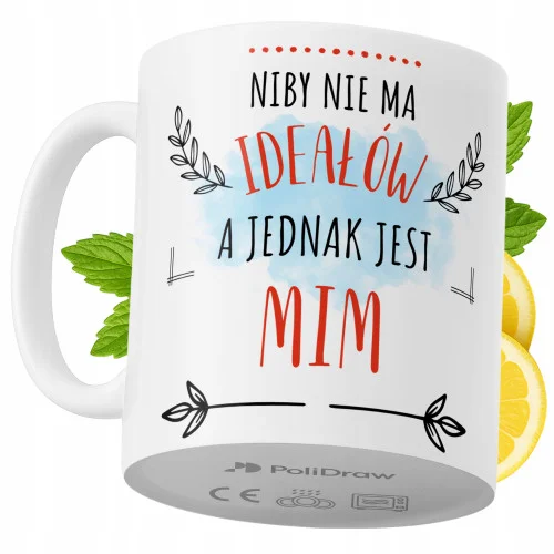 Kubek Dla Mima na Prezent z Nadrukiem ze Zdjęciem 330 ml PoliDraw Kup teraz
