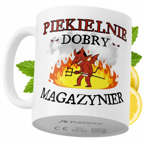 Ekspresowa dostawa Kubek Dla Magazyniera na Prezent z Nadrukiem ze Zdjęciem 330 ml PoliDraw