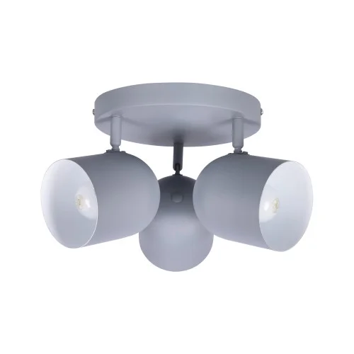 Lampa sufitowa szara AZURO 3xE27x40W wym: 18x32x32 cm Candellux Niska cena