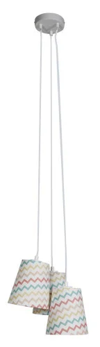 Lampa wisząca biała wielokolorowy RIVER 3xE27x40W Candellux Promocja
