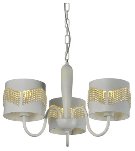 Tylko do końca tygodnia Lampa wisząca biało-złota ANTONIO 3xE27x60W wym: 100x50x50 cm Candellux