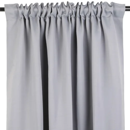 Zasłona HEMSA zaciemniająca szara 140x250 cm HOMLA Wyjątkowa oferta
