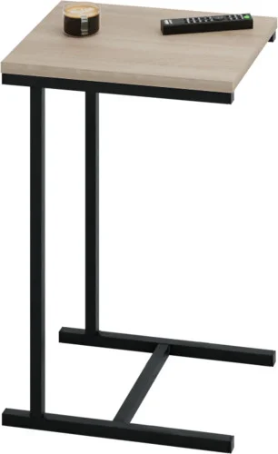 Stolik pomocniczy boczny kawowy przystawny pod laptopa metalowy czarny loft Oferta limitowana