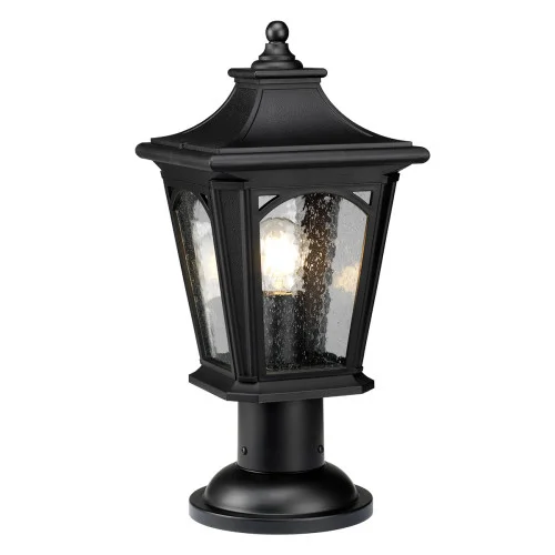 Lampa ogrodowa stojąca czarna Bedford wys:47 cm 1xE27x60W IP44 Quoizel Ostatnia szansa