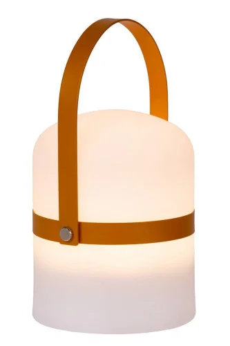 Okazja Lampa ogrodowa LITTLE wys:18,5 cm brązowo-biała LED 1x3W 30lm IP44 Lucide