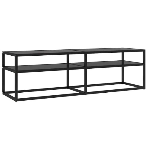 Popularny Szafka Pod Telewizor Stolik Konsola Szafka RTV Szkło Stal 140x40x40.5 cm