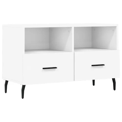 Szafka Pod Telewizor Biały Stolik Półka Szafka RTV80x36x50 cm Łatwy zwrot