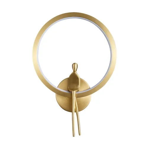 Lampa ścienna AMICI RING LED złota 27 cm Okazja
