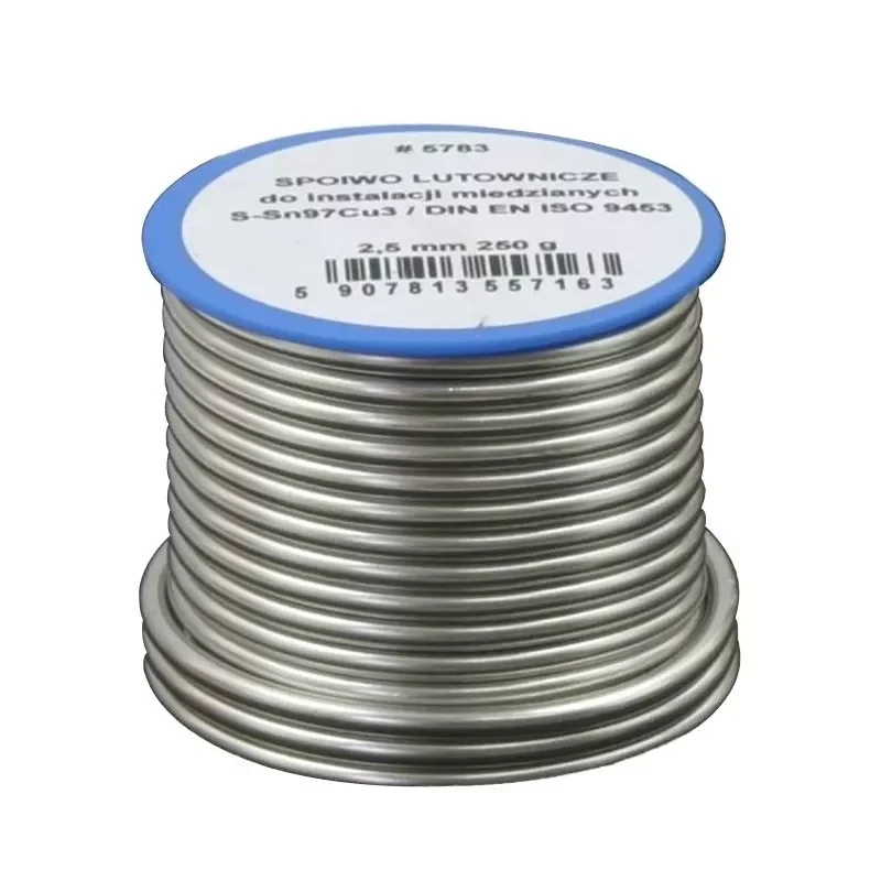 Hit sprzedaży Lut miękki cyna do miedzi 2.5 mm (100 g)