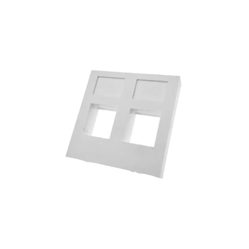 Adapter 45x45 2xRJ45 (płaski) ALANTEC Bezpieczne zakupy