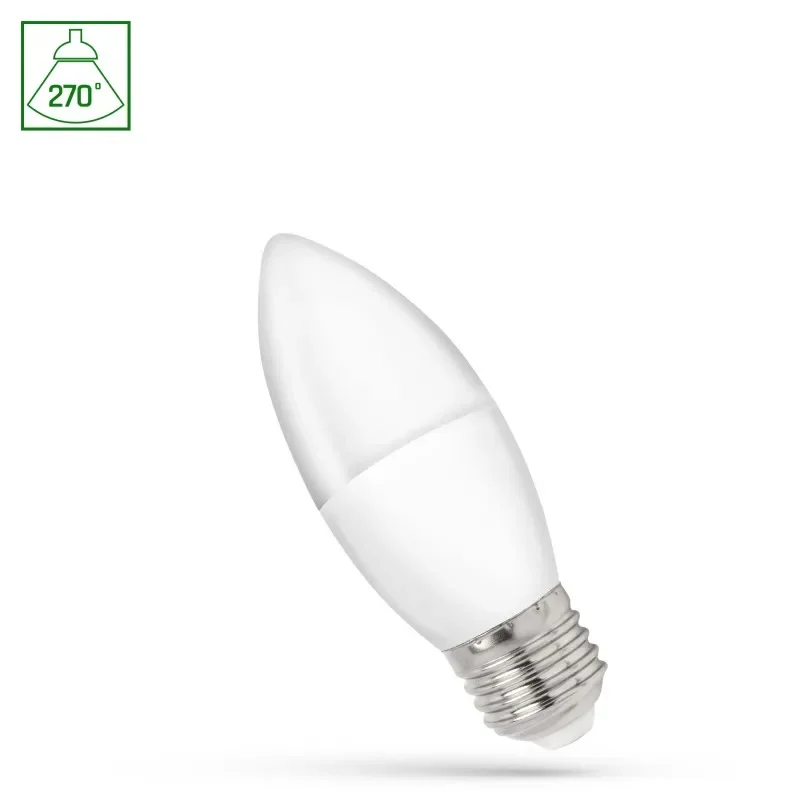 LED ŚWIECOWA E-27 230V 1W WW SPECTRUM Promocja