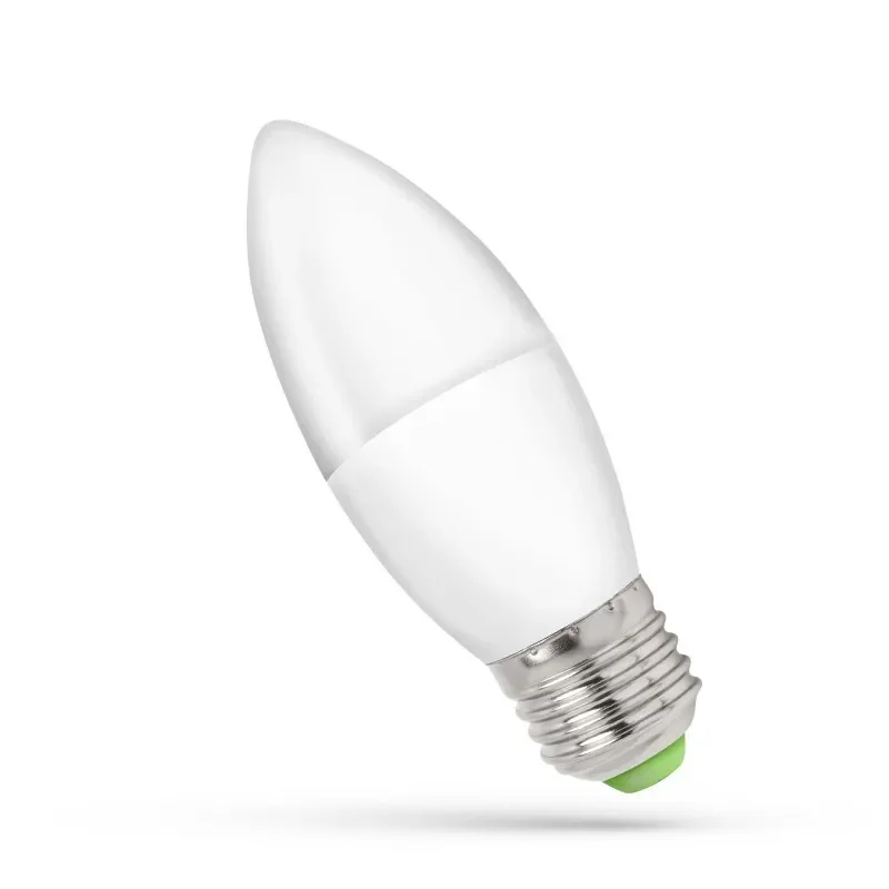 Nowość LED ŚWIECOWA E-27 230V 6W CW SPECTRUM