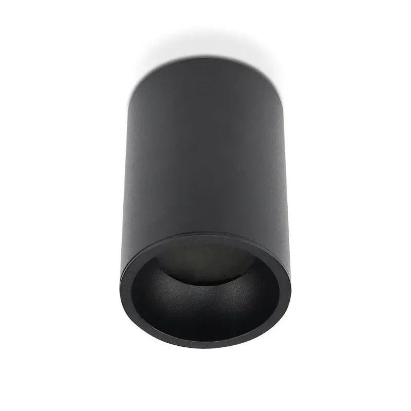 Oprawa V-TAC Aluminiowa GU10 Okrągła Natynkowa Tuba Czarna 70x107mm VT-802-B 3 Lata Gwarancji Oferta limitowana