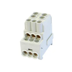 Taniej Blok dystrybucyjny Al/Cu 80010 1-biegunowy 25mm2 SDB 100 szary 81601002 SIMBLOCK Simet