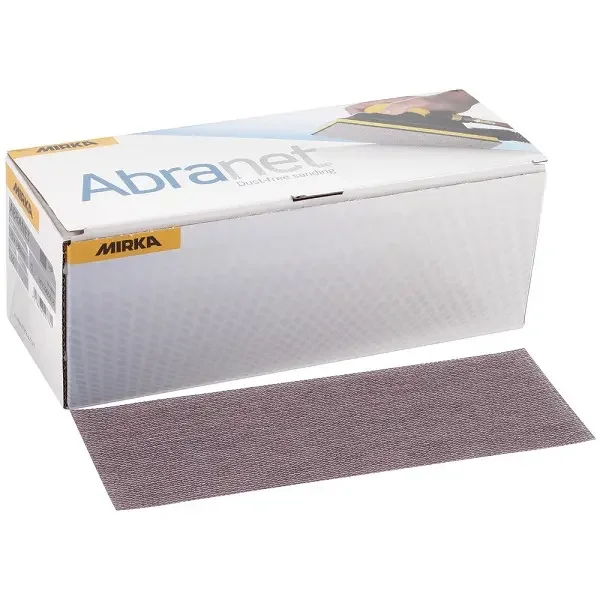 Hit cenowy Mirka Abranet siatki szlifierskie 70mm x 198mm granulacja P150 (50szt) 5415005015