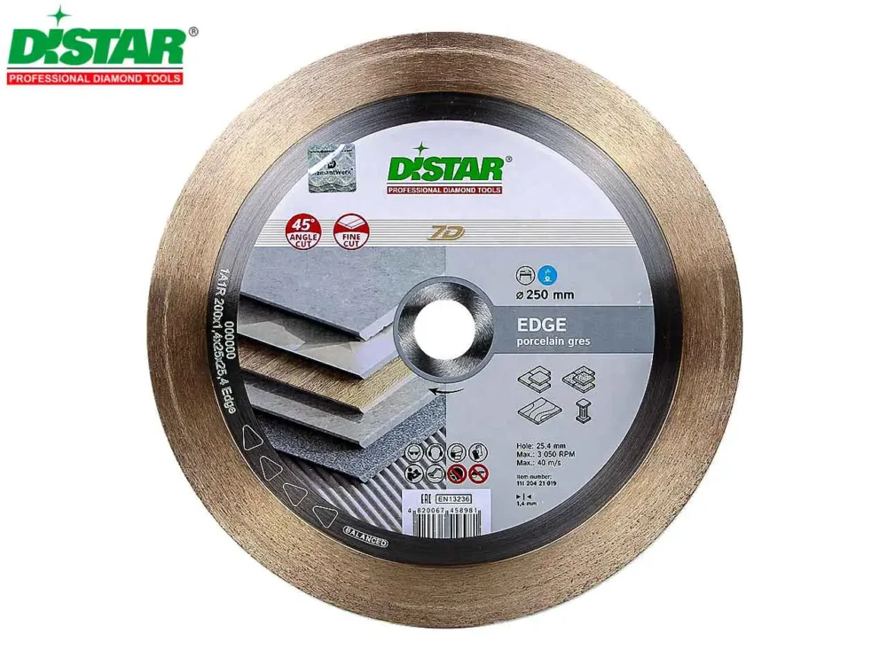 Rabat DiSTAR Tarcza diamentowa na mokro EDGE Ø250mm 1A1R EDGE 7D
